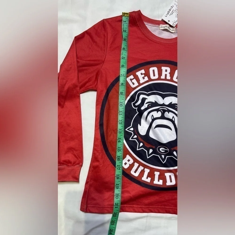 Georgia Bulldogs Youth Football Team Pajamas - Picture 6 of 10